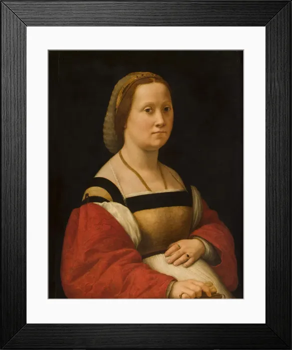 Framed Print : La gravida, 1505-1506. Creator: Raphael (Raffaello Sanzio da Urbino) (1483-1520) Framed Print : La gravida, 1505-1506. Creator: Raphael (Raffaello Sanzio da Urbino) (1483-1520)