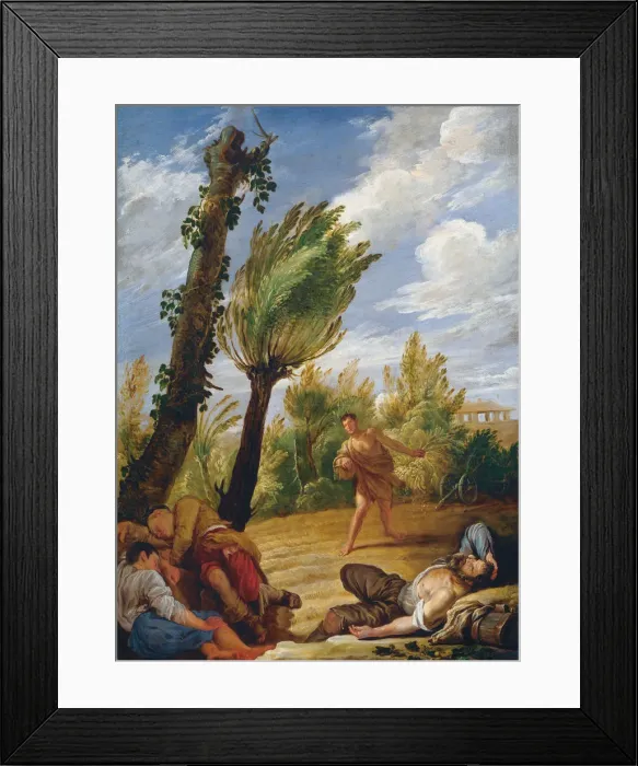 Framed Print : The Parable of the Wheat and the Tares, 1620s. Creator: Fetti, Domenico (1588 / 90-1623) Framed Print : The Parable of the Wheat and the Tares, 1620s. Creator: Fetti, Domenico (1588 / 90-1623)