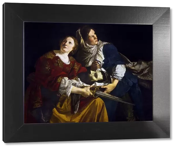 Judith and Her Maidservant with the Head of Holofernes, c. 1610. Creator: Gentileschi