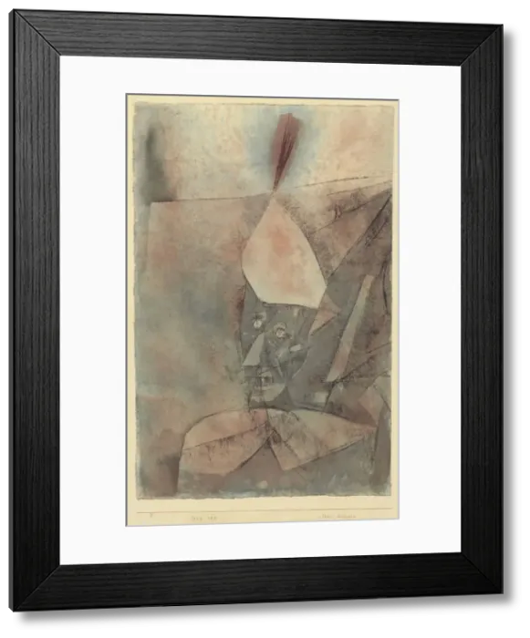 Framed Print : Alter Krieger (Old warrior), 1929. Creator: Klee, Paul (1879-1940) Framed Print : Alter Krieger (Old warrior), 1929. Creator: Klee, Paul (1879-1940)