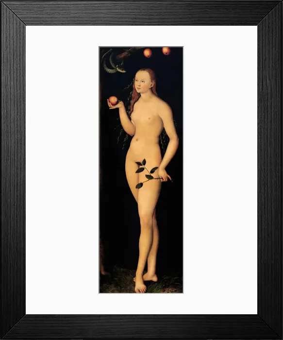 Framed Print : Eve, 1528. Creator: Cranach, Lucas, the Elder (1472-1553) Framed Print : Eve, 1528. Creator: Cranach, Lucas, the Elder (1472-1553)