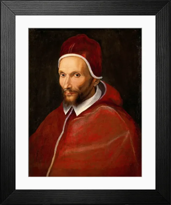 Framed Print : Portrait of Pope Urban VII (1521-1590). Creator: Anonymous Framed Print : Portrait of Pope Urban VII (1521-1590). Creator: Anonymous