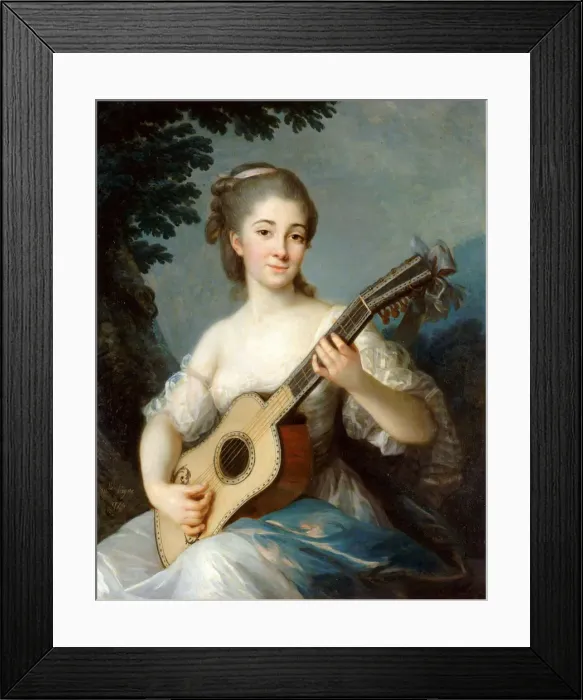Framed Print : Portrait of Marie-Louise de Robien, 1774. Creator: Vigee Le Brun, Louise Elisabeth Framed Print : Portrait of Marie-Louise de Robien, 1774. Creator: Vigee Le Brun, Louise Elisabeth