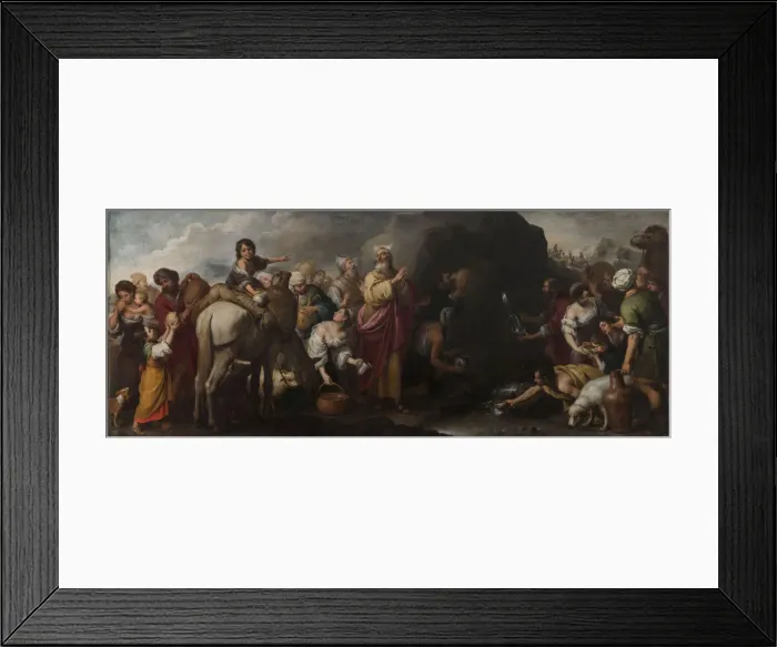 Framed Print : Moses Striking Water from the Rock, 1667-1670. Creator: Murillo, Bartolome Esteban Framed Print : Moses Striking Water from the Rock, 1667-1670. Creator: Murillo, Bartolome Esteban