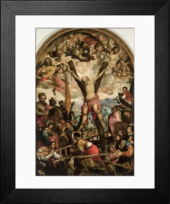 Framed Print : The Martyrdom of Saint Andrew, c. 1610. Creator: Roelas (Ruela), Juan de (c. 1570-1625) Framed Print : The Martyrdom of Saint Andrew, c. 1610. Creator: Roelas (Ruela), Juan de (c. 1570-1625)