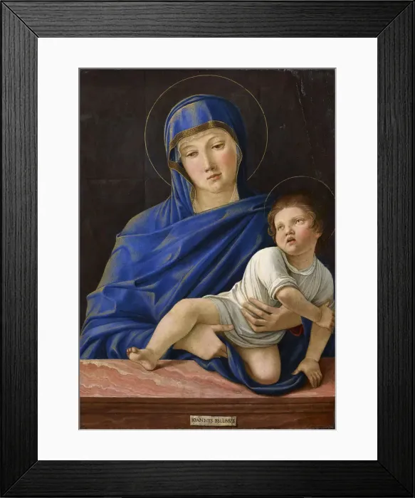 Framed Print : Madonna with Child, 1476. Creator: Bellini, Giovanni (1430-1516) Framed Print : Madonna with Child, 1476. Creator: Bellini, Giovanni (1430-1516)
