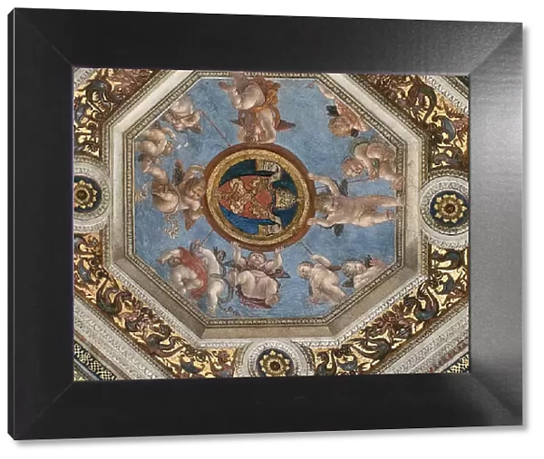 Ceiling. (Fresco in Stanza della Segnatura), ca 1510-1511