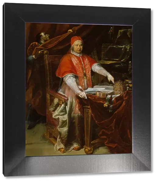 Portrait of the Pope Benedict XIV (1675-1758), 1740. Creator: Crespi, Giuseppe Maria (1665-1747)
