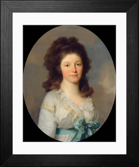 Framed Print : Portrait of Henriette Grafin von Egloffstein (1773-1864), 1795. Creator: Tischbein Framed Print : Portrait of Henriette Grafin von Egloffstein (1773-1864), 1795. Creator: Tischbein