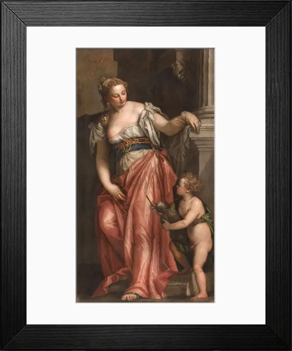 Framed Print : Allegoria della Scultura (Allegory of Sculpture), ca 1557. Creator: Veronese, Paolo (1528-1588) Framed Print : Allegoria della Scultura (Allegory of Sculpture), ca 1557. Creator: Veronese, Paolo (1528-1588)