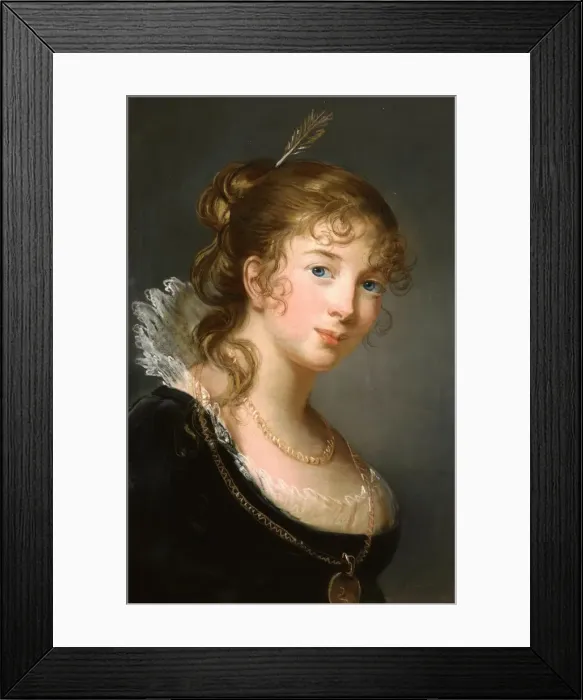 Framed Print : Princess Frederica Dorothea Louise Philippine of Prussia (1770-1836), Countess Radziwill, c Framed Print : Princess Frederica Dorothea Louise Philippine of Prussia (1770-1836), Countess Radziwill, c