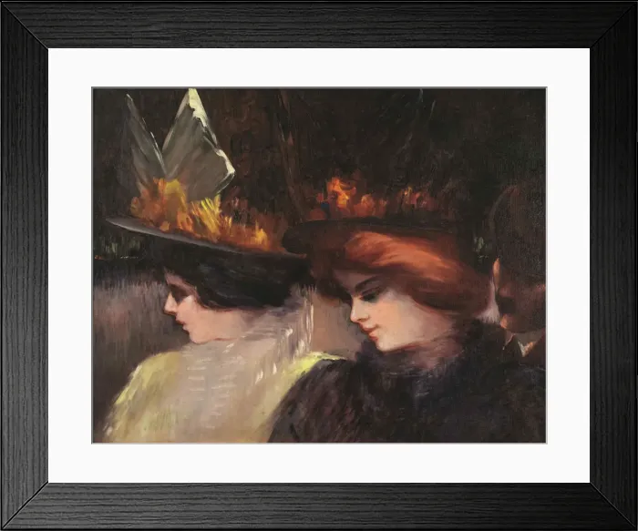 Framed Print : Street Scene, c. 1900. Creator: Luks, George Benjamin (1867-1933) Framed Print : Street Scene, c. 1900. Creator: Luks, George Benjamin (1867-1933)