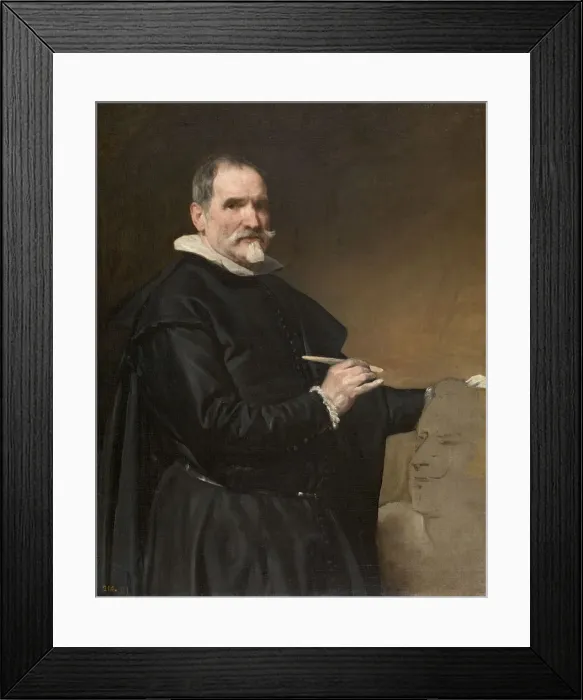 Framed Print : Portrait of Juan Martinez Montanes (1568-1649), 1635-1636. Creator: Velazquez Framed Print : Portrait of Juan Martinez Montanes (1568-1649), 1635-1636. Creator: Velazquez