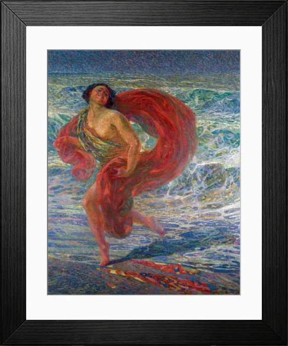 Framed Print : Isadora Duncan. (Gioia tirrena), 1914. Creator: Nomellini, Plinio (1866-1943) Framed Print : Isadora Duncan. (Gioia tirrena), 1914. Creator: Nomellini, Plinio (1866-1943)