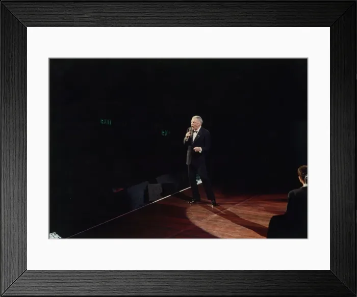 Framed Print : Frank Sinatra, Royal Albert Hall, London, 1989. Creator: Brian Foskett Framed Print : Frank Sinatra, Royal Albert Hall, London, 1989. Creator: Brian Foskett