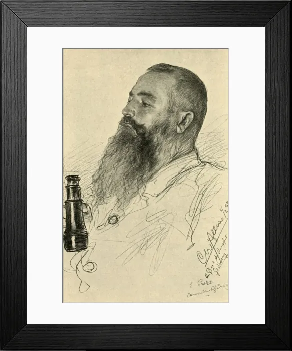 Framed Print : Captain Protet of the steamship Godavery, 1898. Creator: Christian Wilhelm Allers Framed Print : Captain Protet of the steamship Godavery, 1898. Creator: Christian Wilhelm Allers