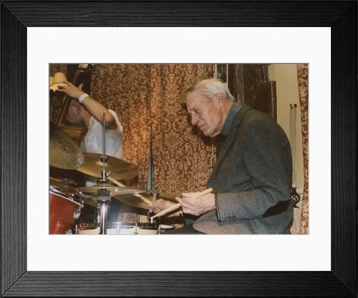 Framed Print : Jack Parnell, unknown venue, 2003. Creator: Brian Foskett Framed Print : Jack Parnell, unknown venue, 2003. Creator: Brian Foskett