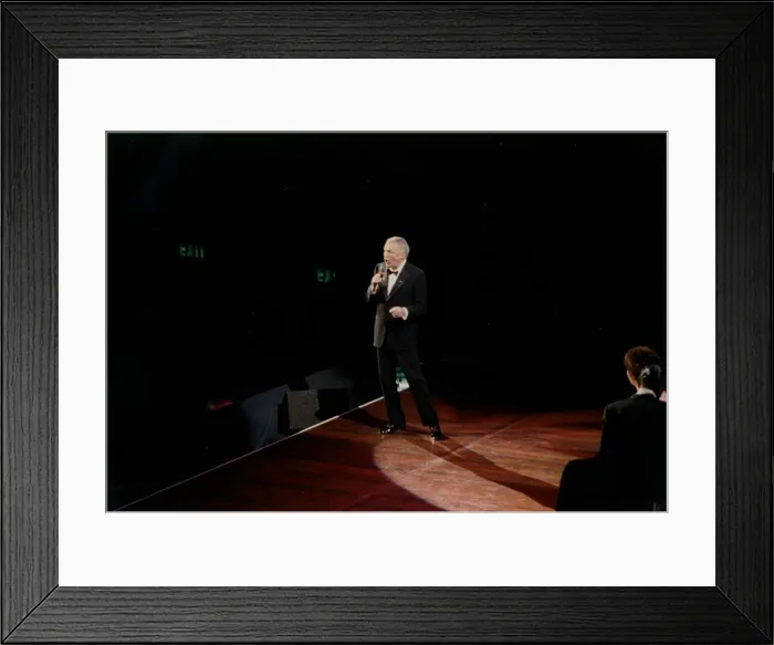 Framed Print : Frank Sinatra, Royal Albert Hall, London, 1989. Creator: Brian Foskett Framed Print : Frank Sinatra, Royal Albert Hall, London, 1989. Creator: Brian Foskett