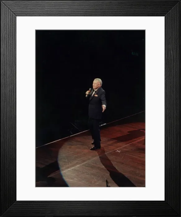 Framed Print : Frank Sinatra, Royal Albert Hall, London, 1989. Creator: Brian Foskett Framed Print : Frank Sinatra, Royal Albert Hall, London, 1989. Creator: Brian Foskett