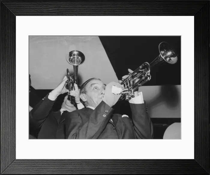 Framed Print : Wingy Manone, 100 Club, London, 1966. Creator: Brian Foskett Framed Print : Wingy Manone, 100 Club, London, 1966. Creator: Brian Foskett