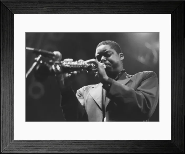 Framed Print : Courtney Pine, 1993. Creator: Brian Foskett Framed Print : Courtney Pine, 1993. Creator: Brian Foskett