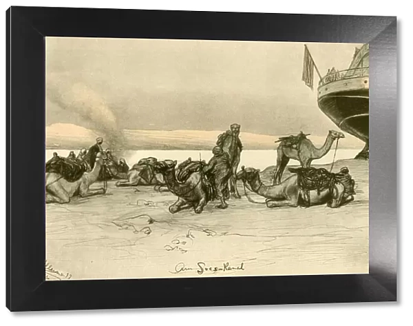At the Suez Canal, 1898. Creator: Christian Wilhelm Allers