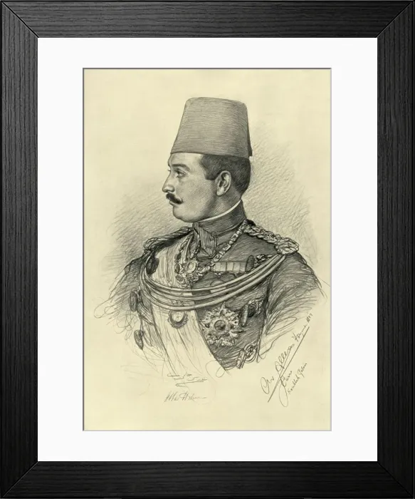 Framed Print : Abbas II Helmy Bey, Koubbeh Palace, Cairo, Egypt, 1898. Creator: Christian Wilhelm Allers Framed Print : Abbas II Helmy Bey, Koubbeh Palace, Cairo, Egypt, 1898. Creator: Christian Wilhelm Allers
