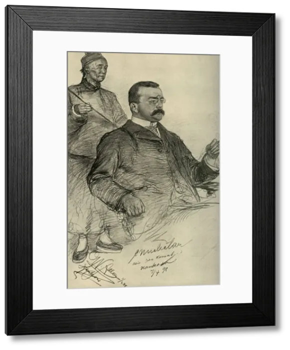 Framed Print : European man, Hankow, China, 1898. Creator: Christian Wilhelm Allers Framed Print : European man, Hankow, China, 1898. Creator: Christian Wilhelm Allers