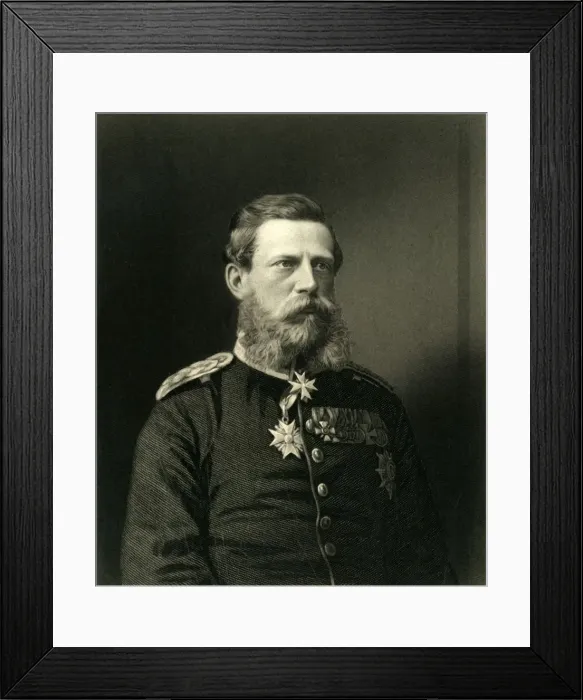 Framed Print : Crown Prince of Prussia, c1872. Creator: William Holl Framed Print : Crown Prince of Prussia, c1872. Creator: William Holl