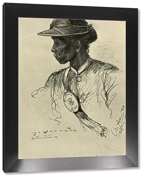 Policeman, Magalang, Java, 1898. Creator: Christian Wilhelm Allers