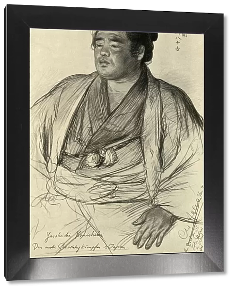 Konishiki Yasokichi, 1898. Creator: Christian Wilhelm Allers