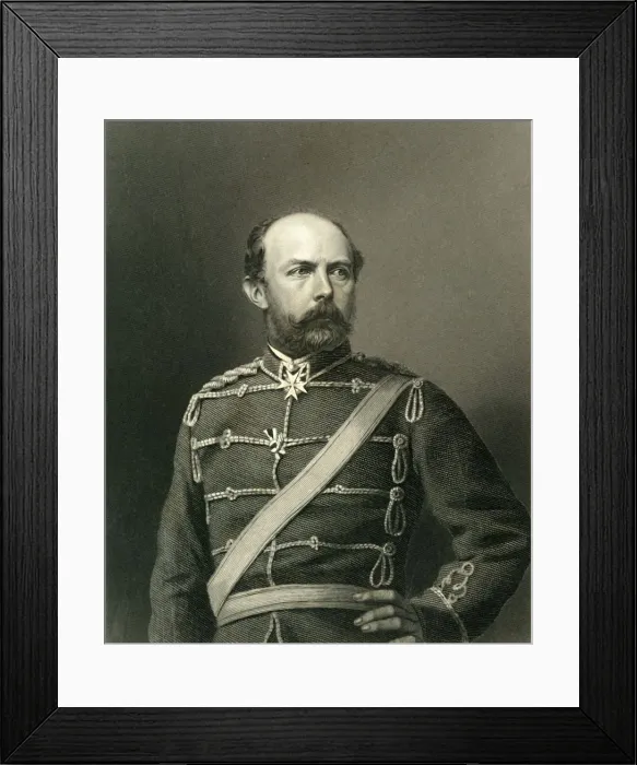 Framed Print : Prince Frederick Charles, c1872. Creator: William Holl Framed Print : Prince Frederick Charles, c1872. Creator: William Holl