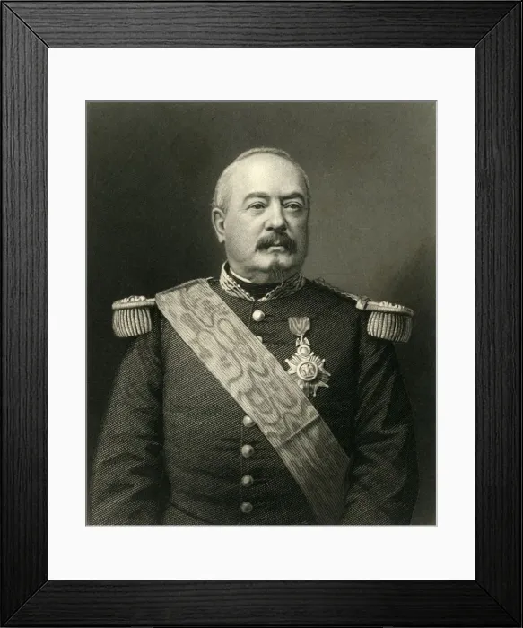 Framed Print : Marshal Bazaine, c1872. Creator: William Holl Framed Print : Marshal Bazaine, c1872. Creator: William Holl