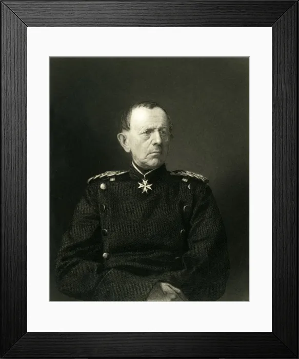 Framed Print : General von Moltke, c1872. Creator: William Holl Framed Print : General von Moltke, c1872. Creator: William Holl