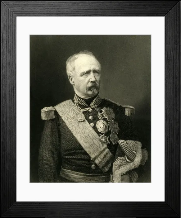 Framed Print : Marshal Macmahon, c1872. Creator: William Holl Framed Print : Marshal Macmahon, c1872. Creator: William Holl