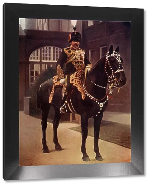 Colonel of the 10th Hussars. (H. R. H. The Prince of Wales), 1900. Creator: Gregory & Co