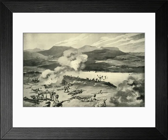 Framed Print : The Battle of Colenso - The Dublin Fusiliers Attempt to Ford the Tugela, 1900. Creators Framed Print : The Battle of Colenso - The Dublin Fusiliers Attempt to Ford the Tugela, 1900. Creators