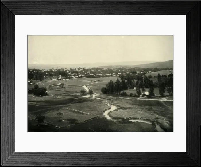Framed Print : Pietermaritzburg from the East, 1900. Creator: Wilson Framed Print : Pietermaritzburg from the East, 1900. Creator: Wilson