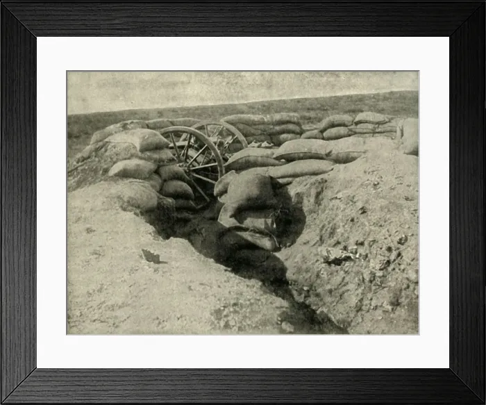 Framed Print : Outpost and Entrenchment, Southern Fort, Mafeking, 1900. Creator: Unknown Framed Print : Outpost and Entrenchment, Southern Fort, Mafeking, 1900. Creator: Unknown