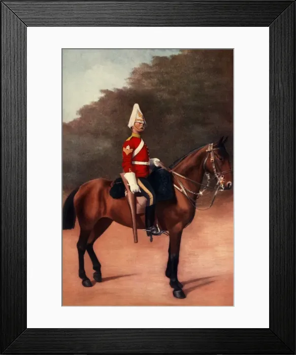 Framed Print : Sergeant of the Inniskilling Dragoons, 1900. Creator: Gregory & Co Framed Print : Sergeant of the Inniskilling Dragoons, 1900. Creator: Gregory & Co