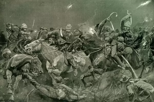 The Night Charge of the 19th Hussars Near Lydenberg on Nov. 7th 1900, 1901. Creator