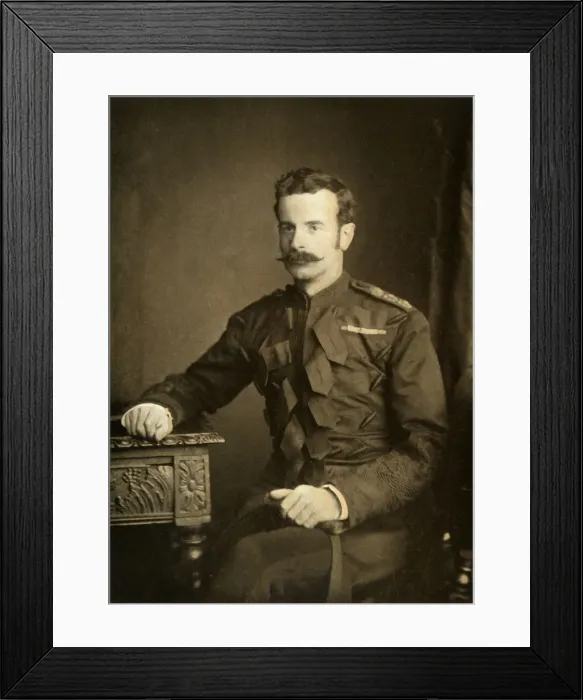 Framed Print : Brigadier-General The Earl of Dundonald, 1900. Creator: Robert Faulkner & Co Framed Print : Brigadier-General The Earl of Dundonald, 1900. Creator: Robert Faulkner & Co