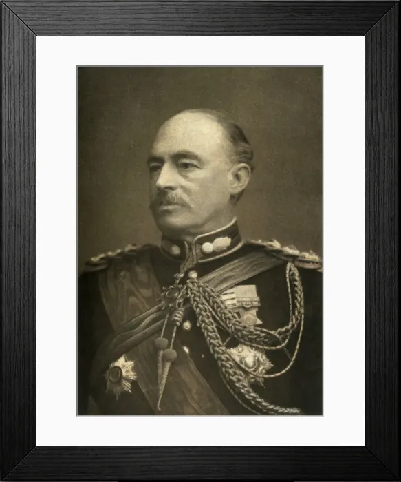 Framed Print : Major-General Sir H. H. Settle, 1902. Creator: Elliott & Fry Framed Print : Major-General Sir H. H. Settle, 1902. Creator: Elliott & Fry
