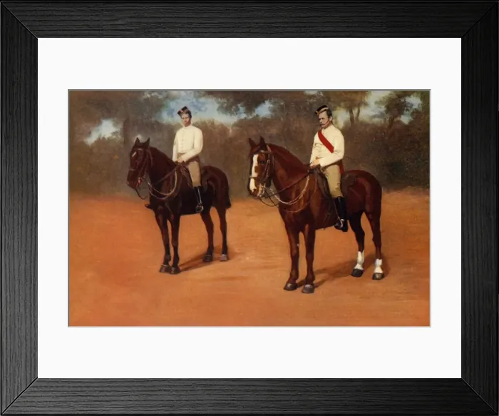 Framed Print : Mounted Infantry, 1901. Creator: Gregory & Co Framed Print : Mounted Infantry, 1901. Creator: Gregory & Co