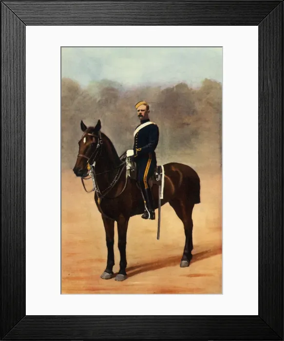 Framed Print : Sergeant - 18th Hussars, 1901. Creator: Gregory & Co Framed Print : Sergeant - 18th Hussars, 1901. Creator: Gregory & Co