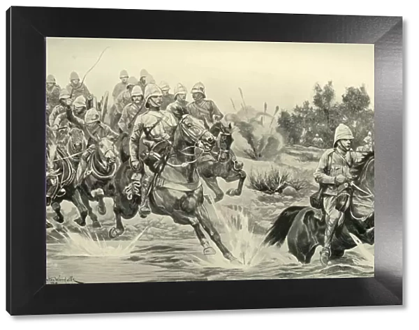 The Great Advance: Royal Horse Artillery (Cavalry Division) Crossing the Vaal, 1901