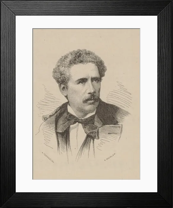 Framed Print : Portrait of the Composer Olivier Metra (1830-1889). Creator: Tourfaut, Leon Alexandre Framed Print : Portrait of the Composer Olivier Metra (1830-1889). Creator: Tourfaut, Leon Alexandre