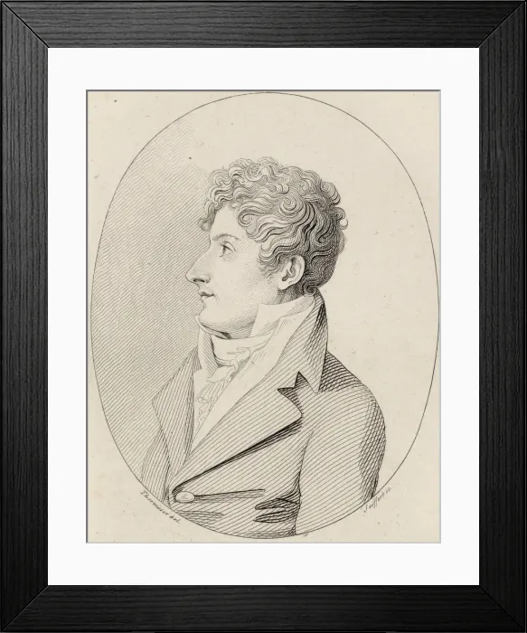 Framed Print : Portrait of the Composer Francesco Morlacchi (1784-1841), ca 1820. Creator: Seyffert Framed Print : Portrait of the Composer Francesco Morlacchi (1784-1841), ca 1820. Creator: Seyffert