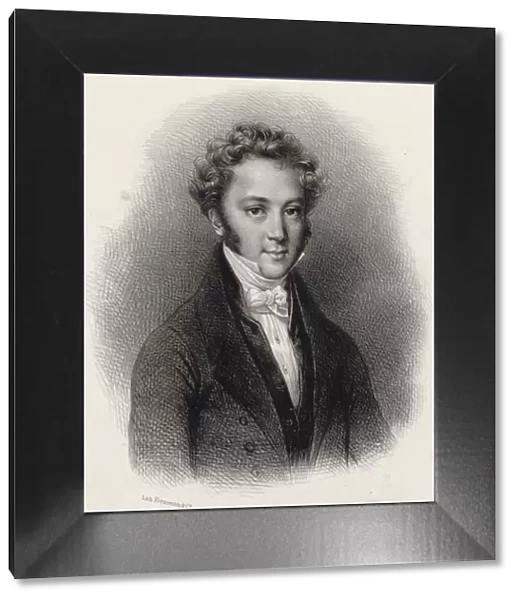 Portrait of pianist and composer Ignaz Moscheles (1794-1870), c