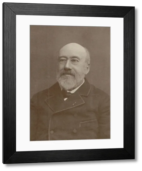 Framed Print : Portrait of the composer and chansonnier Gustave Nadaud (1820-1893), 1880. Creator: Anonymous Framed Print : Portrait of the composer and chansonnier Gustave Nadaud (1820-1893), 1880. Creator: Anonymous